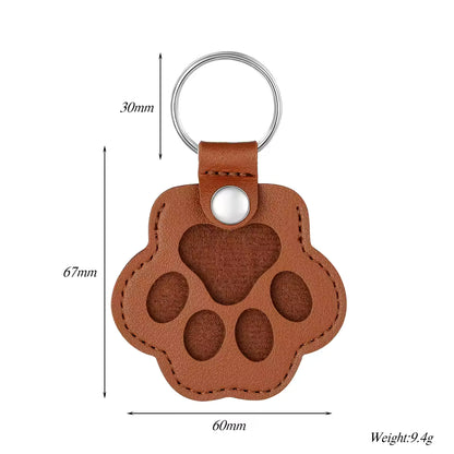Llavero personalizable con pelo de mascota