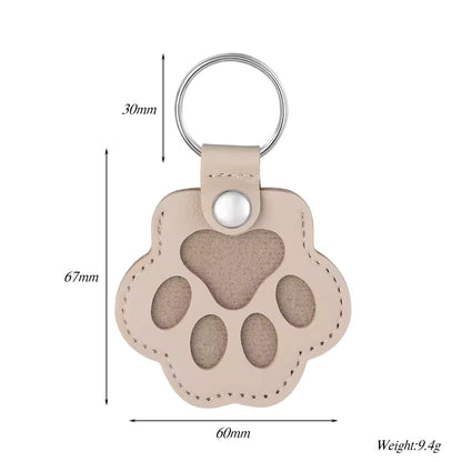 Llavero personalizable con pelo de mascota