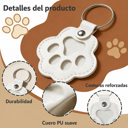 Llavero personalizable con pelo de mascota