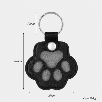Llavero personalizable con pelo de mascota